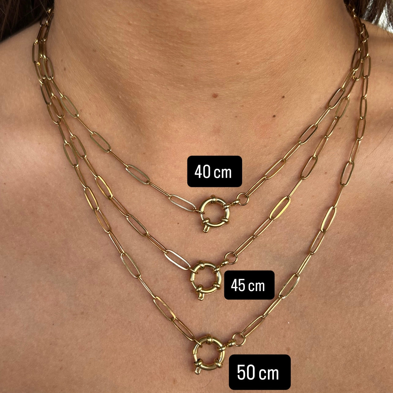 Collana WHERE IN LOVE (catena maglie allungate)