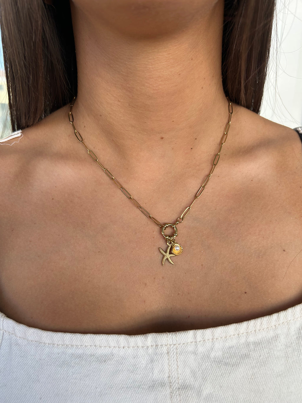 Collana MAREA (catena maglie allungate)