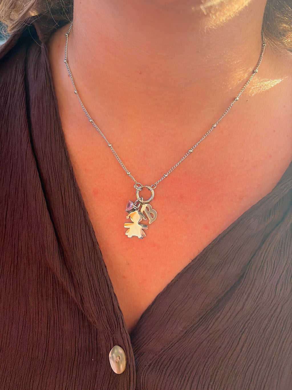 Collana BEBÈ GIRL – Finitura Argentata