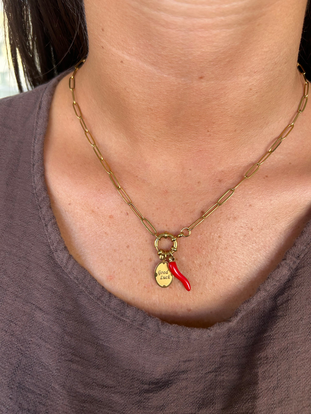 Collana FORTUNELLA (catena maglie allungate)