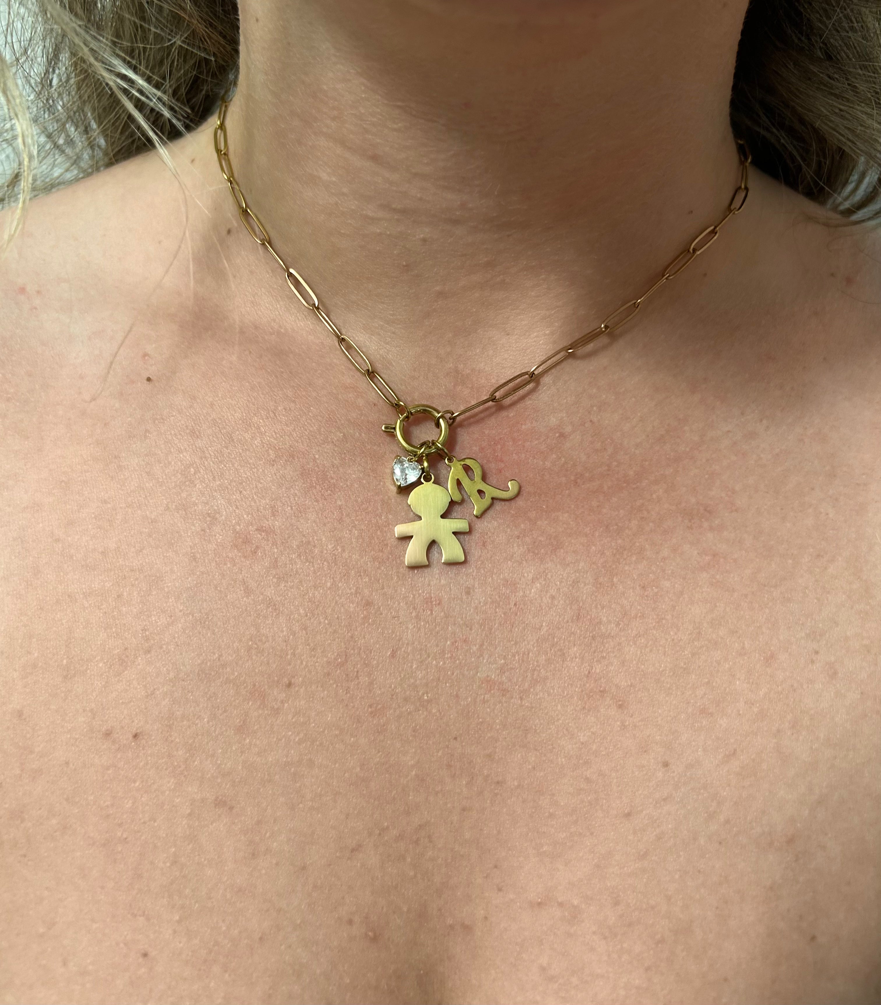 Collana BEBÈ BOY (catena a maglie allungate)