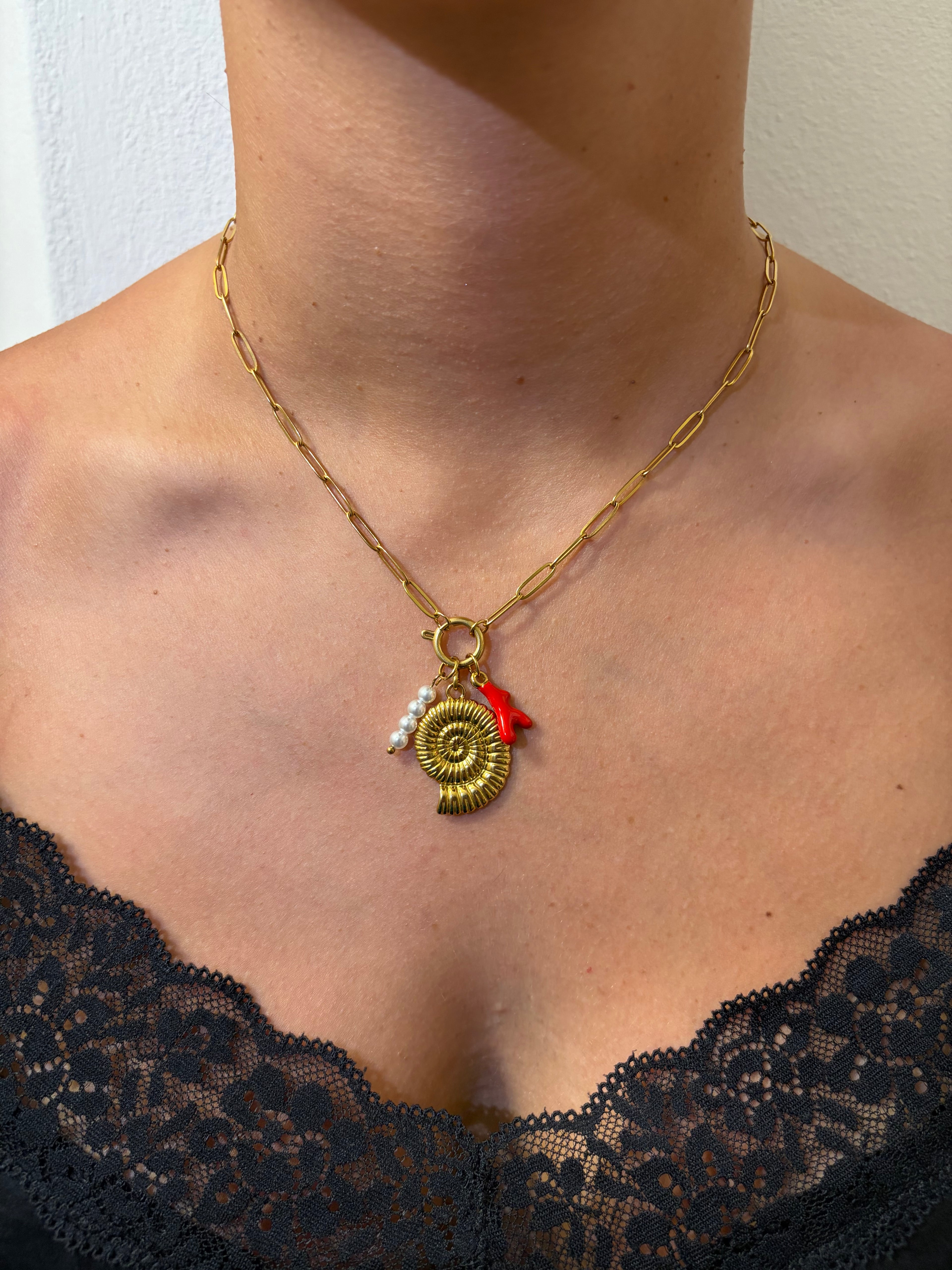 Collana SUMMER VIBES (catena maglie allungate)