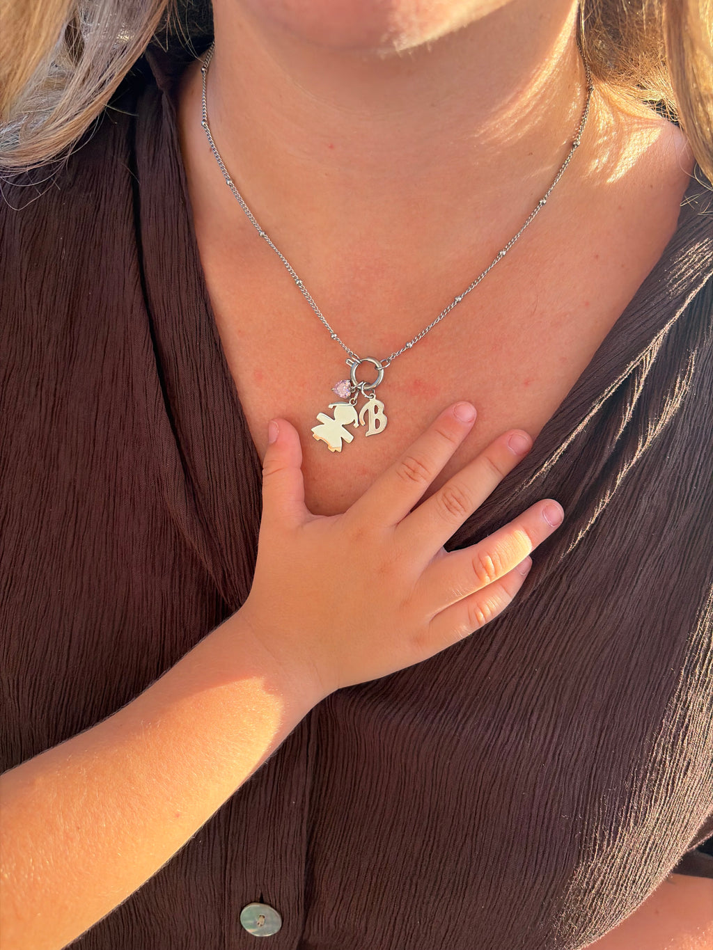 Collana BEBÈ GIRL – Finitura Argentata